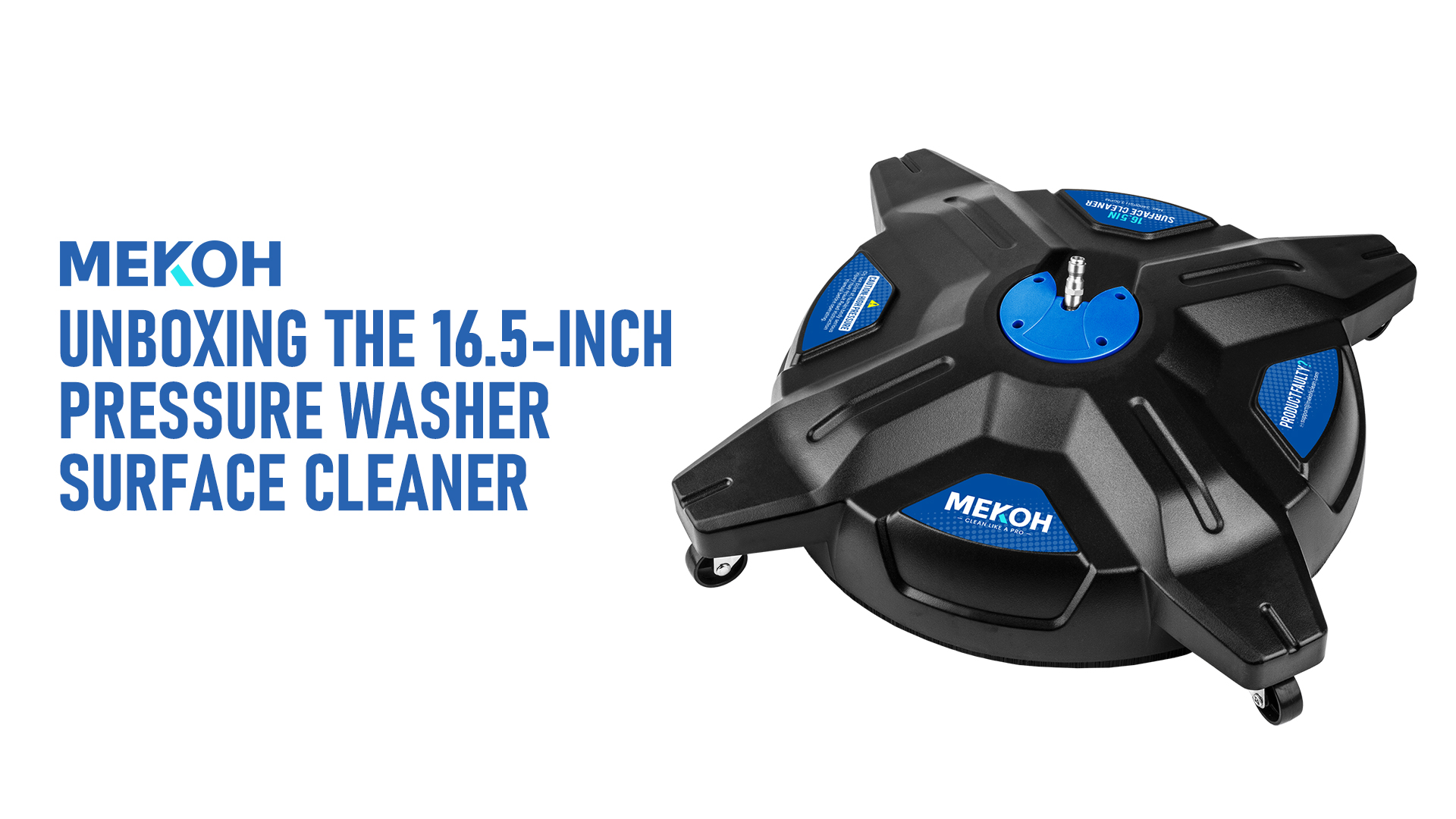 Amazon.com: MEKOH 16.5” Pressure Washer Surface Cleaner, Large
